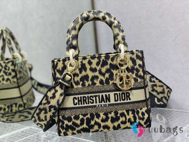 Dior D-lite M6605 In Leopard Pattern 24cm - 1