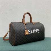 Celine Large Voyage in Triomphe canvas 50x28x22cm - 5