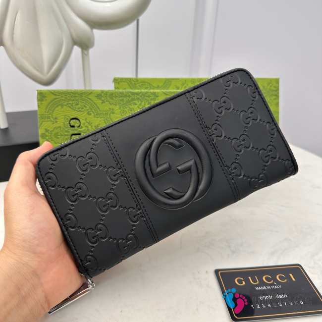 Gucci 666084 Small Wallet in black 19x10x2.5cm - 1