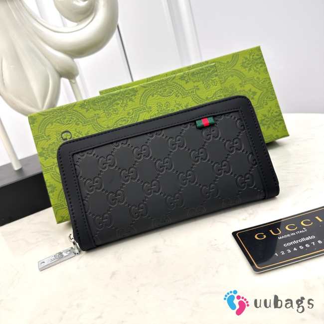 Gucci 666061 Small Wallet in black 19x10x2.5cm - 1