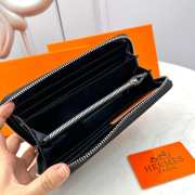 Hermes 666043 Small Wallet in black 19x10x2.5cm - 3