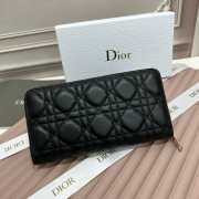 Dior 666112 Small Wallet in black 19x10x2.5cm - 3