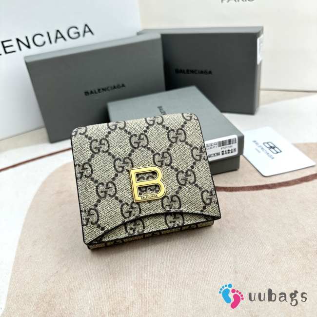 Balenciaga & Gucci Mini Wallet Hourglass 10.9x7.9x4.8 cm - 1