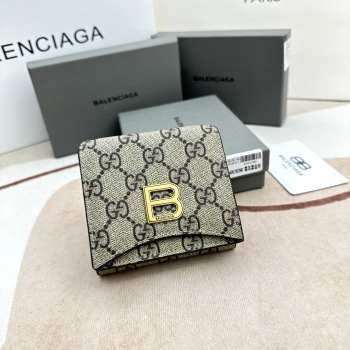 Balenciaga & Gucci Mini Wallet Hourglass 10.9x7.9x4.8 cm