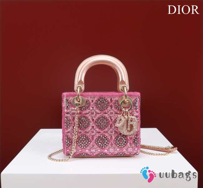 Lady Dior Micro pink 17x15x7cm - 1