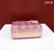 Lady Dior Micro pink 17x15x7cm - 6