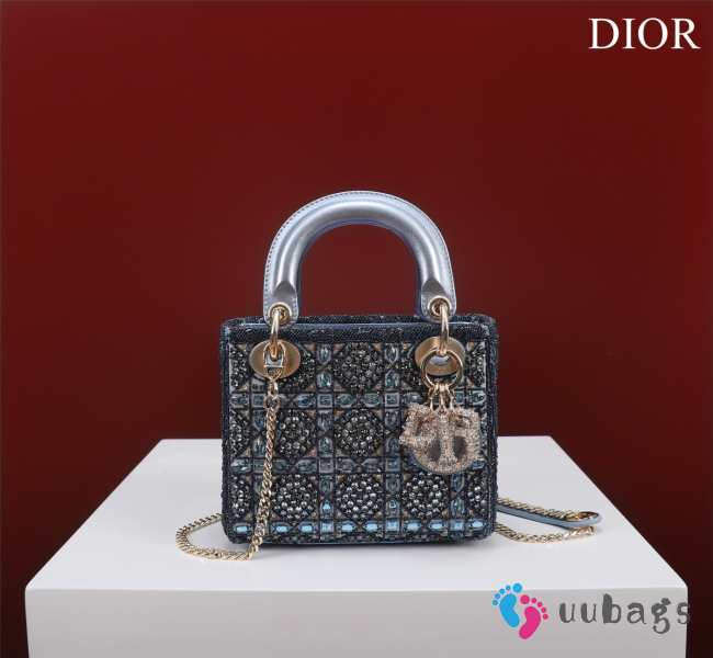 Lady Dior Micro blue 17x15x7cm - 1