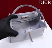 Dior small handbag in purple 22x12x12cm - 4