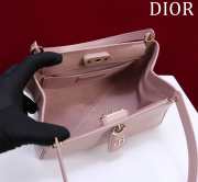 Dior small handbag in pink 22x12x12cm - 3