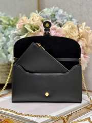 Dior Bobby East-West Pouch in black 21.5×12×4cm  - 5