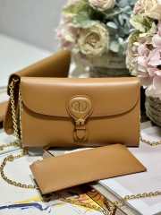 Dior Bobby East-West Pouch in brown 21.5×12×4cm - 1