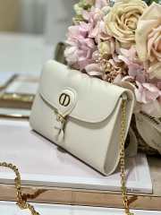 Dior Bobby East-West Pouch in white 21.5×12×4cm - 4