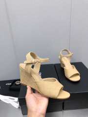 Chanel Sandal 9cm in brown 5 colors - 6