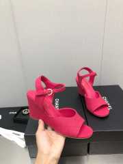 Chanel Sandal 9cm in pink 5 colors - 5