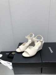 Chanel Sandal 9cm in white 5 colors - 1