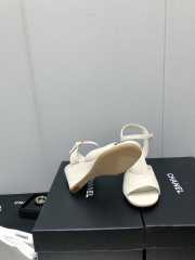 Chanel Sandal 9cm in white 5 colors - 3