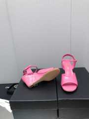 Chanel Sandal 9cm in pink with shiny leather  - 4