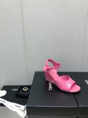 Chanel Sandal 9cm in pink with shiny leather  - 3