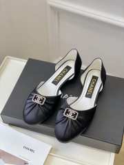 Chanel doll flat shoes in black - 1