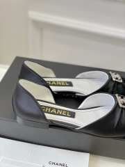 Chanel doll flat shoes in black - 5