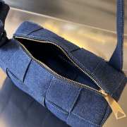 Bottega Veneta Brick 520 denim 23.5x10x10cm - 3