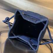 Bottega Veneta Blue Small Cassette Denim Bucket Bag - 6