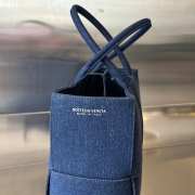 Bottega Veneta Denim Tote Bag In Blue 36x25x14cm - 5