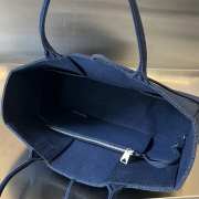 Bottega Veneta Denim Tote Bag In Blue 36x25x14cm - 4