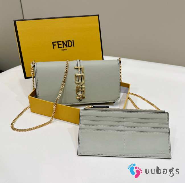 Fendi wallet green 21x4x11cm - 1