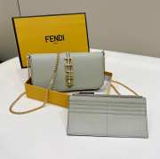 Fendi wallet green 21x4x11cm - 1