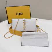 Fendi wallet white 21x4x11cm - 1