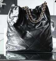 Chanel 22 Shopping Tote bag in black 48x45x10cm - 3