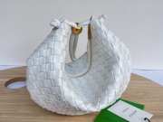 Bottega Veneta Turn Pouch in White 40x3x24cm - 6