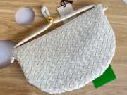 Bottega Veneta Turn Pouch in White 40x3x24cm - 2