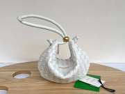 Bottega Veneta Turn Pouch in White 29x3x19cm - 1