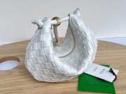 Bottega Veneta Turn Pouch in White 29x3x19cm - 5