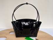 Bottega Veneta Arco Intreccio Leather Top Handle Bag in Black - 6