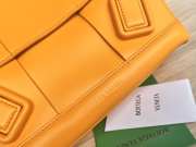 Bottega Veneta Arco Intreccio Leather Top Handle Bag in Orange - 4