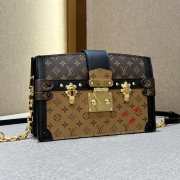 Louis Vuitton Trunk Clutch Monogram Canvas Handbag - 1