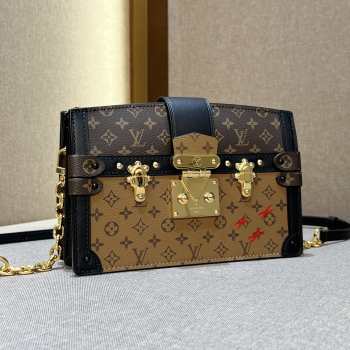 Louis Vuitton Trunk Clutch Monogram Canvas Handbag