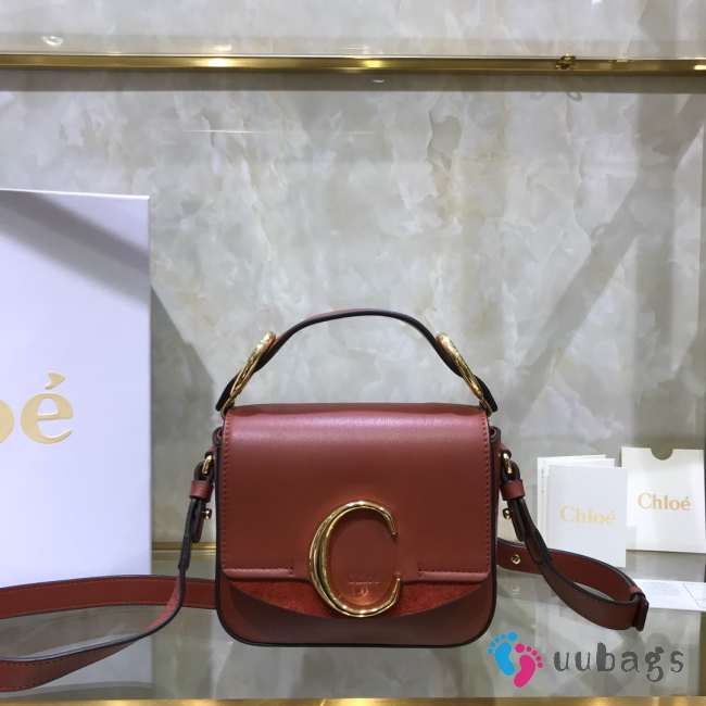 Chloe Logo C S1160 in brown 16.5x14x5cm - 1