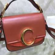 Chloe Logo C S1160 in brown 16.5x14x5cm - 2