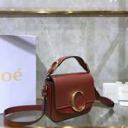 Chloe Logo C S1160 in brown 16.5x14x5cm - 5