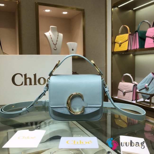 Chloe Logo C S1160 in blue 16.5x14x5cm - 1