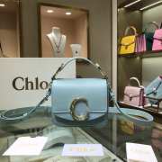 Chloe Logo C S1160 in blue 16.5x14x5cm - 1