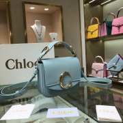 Chloe Logo C S1160 in blue 16.5x14x5cm - 4