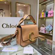 Chloe Logo C S1160 in beige 16.5x14x5cm - 6