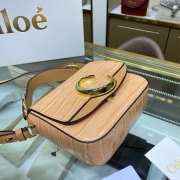 Chloe Logo C S1160 in beige 16.5x14x5cm - 3