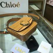 Chloe Logo C in brown 16.5x14x5cm - 4