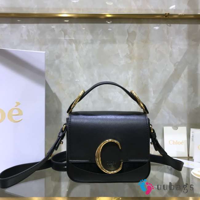 Chloe Logo C S1160 in black 16.5x14x5cm - 1